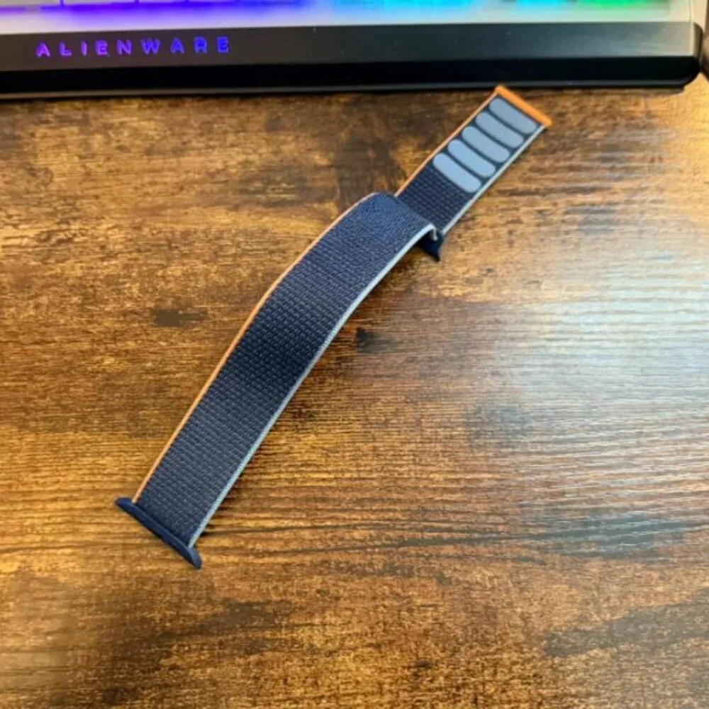Apple Watch Band 44MM Navy - Orange -- See pics